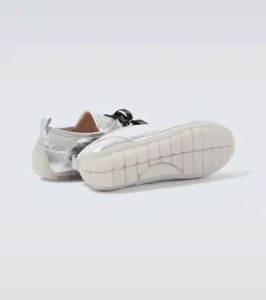 Simone Rocha Ballerina Grip metallic leather sneakers | Thumbnail 4 Simone Rocha Ballerina Grip metallic leather sneakers | Thumbnail 4