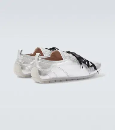 Simone Rocha Ballerina Grip metallic leather sneakers | Thumbnail 6 Simone Rocha Ballerina Grip metallic leather sneakers | Thumbnail 6