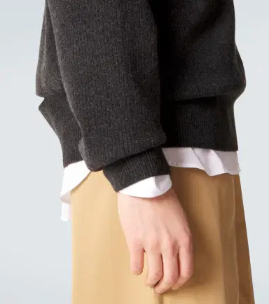 Simone Rocha Cutout embellished wool-blend sweater | Thumbnail 2 Simone Rocha Cutout embellished wool-blend sweater | Thumbnail 2