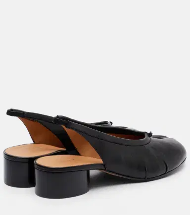Maison Margiela Tabi leather slingback flats | Thumbnail 3 Maison Margiela Tabi leather slingback flats | Thumbnail 3