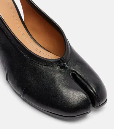Maison Margiela Tabi leather slingback flats | Thumbnail 4 Maison Margiela Tabi leather slingback flats | Thumbnail 4