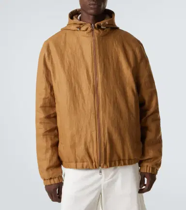 Moncler Edit linen jacket | Thumbnail 3 Moncler Edit linen jacket | Thumbnail 3