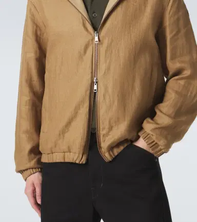 Moncler Edit linen jacket | Thumbnail 6 Moncler Edit linen jacket | Thumbnail 6
