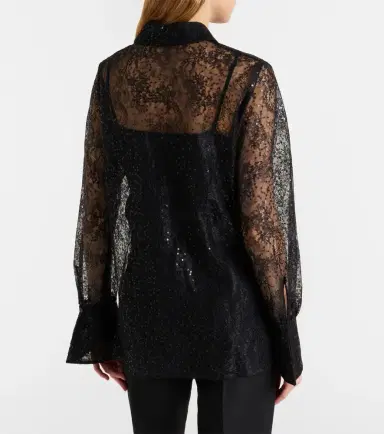 Nina Ricci Sequined lace shirt | Thumbnail 4 Nina Ricci Sequined lace shirt | Thumbnail 4