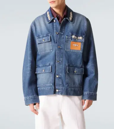 Simone Rocha Embellished denim jacket | Thumbnail 5 Simone Rocha Embellished denim jacket | Thumbnail 5