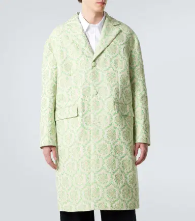 Simone Rocha Floral cotton-blend jacquard coat | Thumbnail 2 Simone Rocha Floral cotton-blend jacquard coat | Thumbnail 2