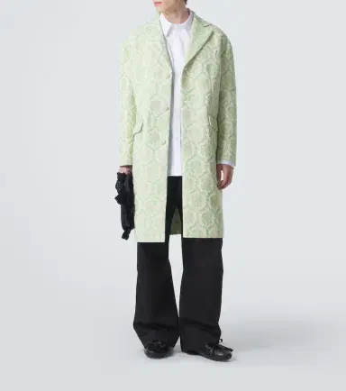Simone Rocha Floral cotton-blend jacquard coat | Thumbnail 5 Simone Rocha Floral cotton-blend jacquard coat | Thumbnail 5
