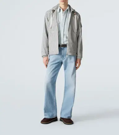 Moncler Havas striped poplin blouson jacket | Thumbnail 4 Moncler Havas striped poplin blouson jacket | Thumbnail 4