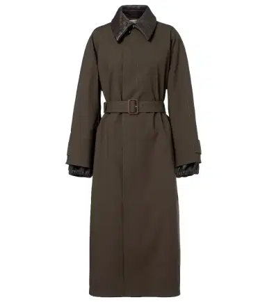Bottega Veneta Intrecciato cotton-blend trench coat | Thumbnail 1 Bottega Veneta Intrecciato cotton-blend trench coat | Thumbnail 1