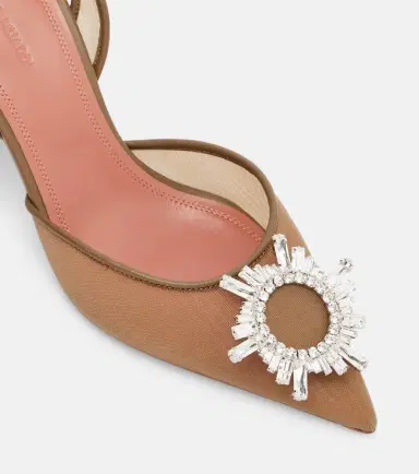 Amina Muaddi Begum embellished mesh slingback pumps | Thumbnail 4 Amina Muaddi Begum embellished mesh slingback pumps | Thumbnail 4