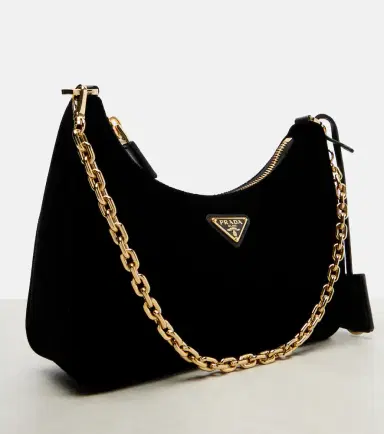 Prada Re-Edition Mini velvet shoulder bag | Thumbnail 2 Prada Re-Edition Mini velvet shoulder bag | Thumbnail 2