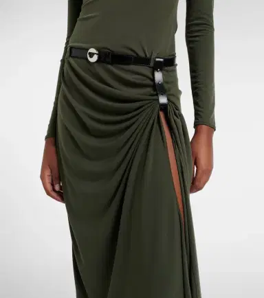 Coperni Suspended draped jersey gown | Thumbnail 4 Coperni Suspended draped jersey gown | Thumbnail 4