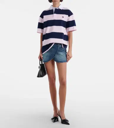 Coperni Striped cotton polo shirt | Thumbnail 3 Coperni Striped cotton polo shirt | Thumbnail 3