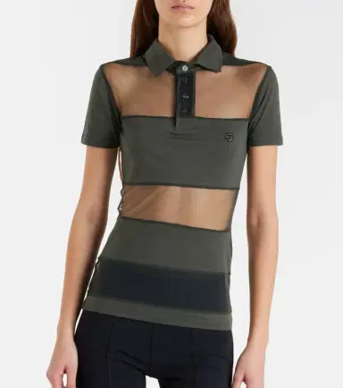 Coperni Paneled cotton-blend crop top | Thumbnail 2 Coperni Paneled cotton-blend crop top | Thumbnail 2