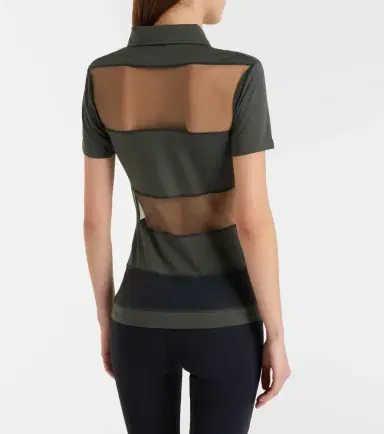 Coperni Paneled cotton-blend crop top | Thumbnail 4 Coperni Paneled cotton-blend crop top | Thumbnail 4