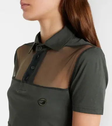 Coperni Paneled cotton-blend crop top | Thumbnail 5 Coperni Paneled cotton-blend crop top | Thumbnail 5