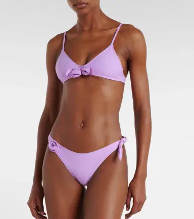 Coperni Flower floral-appliqué bikini top | Thumbnail 2 Coperni Flower floral-appliqué bikini top | Thumbnail 2
