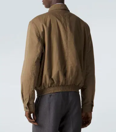 Saint Laurent Cotton blouson jacket | Thumbnail 4 Saint Laurent Cotton blouson jacket | Thumbnail 4