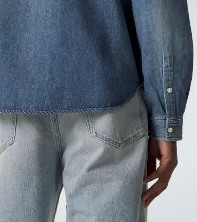 Saint Laurent Cassandre denim shirt | Thumbnail 2 Saint Laurent Cassandre denim shirt | Thumbnail 2