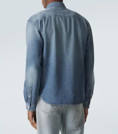 Saint Laurent Cassandre denim shirt | Thumbnail 3 Saint Laurent Cassandre denim shirt | Thumbnail 3