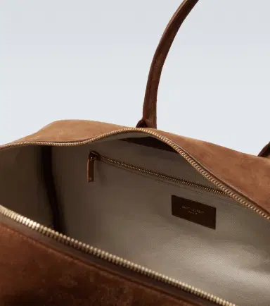 Saint Laurent Large suede duffel bag | Thumbnail 3 Saint Laurent Large suede duffel bag | Thumbnail 3
