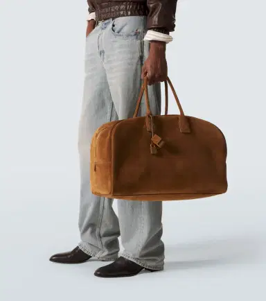 Saint Laurent Large suede duffel bag | Thumbnail 5 Saint Laurent Large suede duffel bag | Thumbnail 5