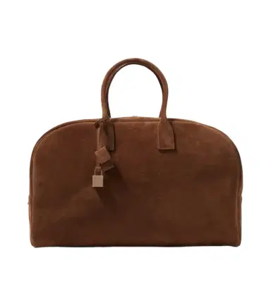 Saint Laurent Large suede duffel bag | Thumbnail 1 Saint Laurent Large suede duffel bag | Thumbnail 1