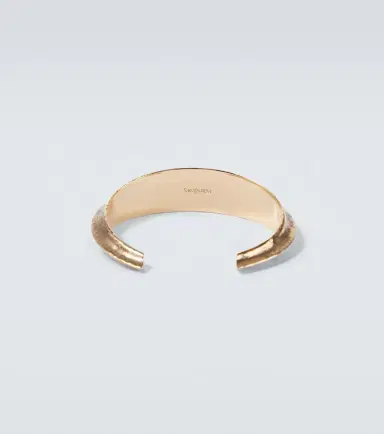 Saint Laurent Ridge cuff bracelet | Thumbnail 2 Saint Laurent Ridge cuff bracelet | Thumbnail 2