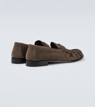 Saint Laurent Le Loafer suede penny loafers | Thumbnail 6 Saint Laurent Le Loafer suede penny loafers | Thumbnail 6