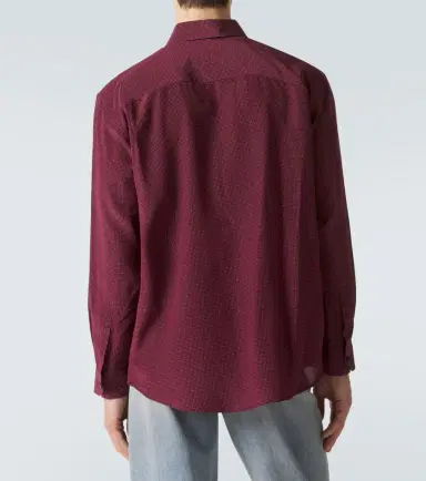 Saint Laurent Cassandre silk crêpe de chine shirt | Thumbnail 3 Saint Laurent Cassandre silk crêpe de chine shirt | Thumbnail 3