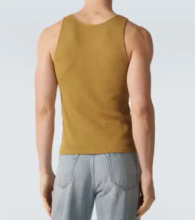Saint Laurent Cassandre cotton tank top | Thumbnail 2 Saint Laurent Cassandre cotton tank top | Thumbnail 2