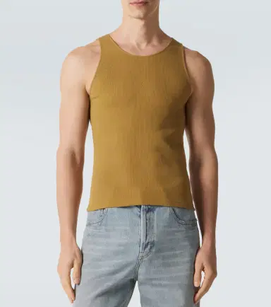 Saint Laurent Cassandre cotton tank top | Thumbnail 3 Saint Laurent Cassandre cotton tank top | Thumbnail 3