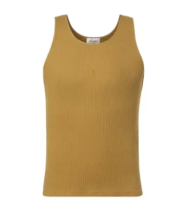 Saint Laurent Cassandre cotton tank top | Thumbnail 1 Saint Laurent Cassandre cotton tank top | Thumbnail 1
