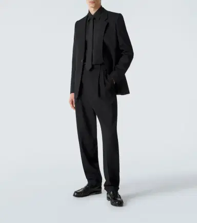 Saint Laurent Wool gabardine straight pants | Thumbnail 3 Saint Laurent Wool gabardine straight pants | Thumbnail 3