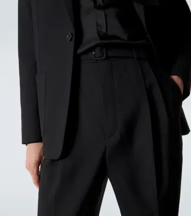Saint Laurent Wool gabardine straight pants | Thumbnail 4 Saint Laurent Wool gabardine straight pants | Thumbnail 4