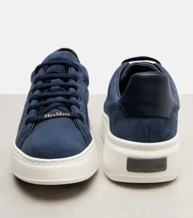Max Mara Suede platform sneakers | Thumbnail 4 Max Mara Suede platform sneakers | Thumbnail 4