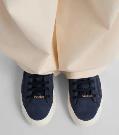 Max Mara Suede platform sneakers | Thumbnail 5 Max Mara Suede platform sneakers | Thumbnail 5