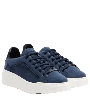 Max Mara Suede platform sneakers | Thumbnail 1 Max Mara Suede platform sneakers | Thumbnail 1