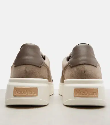 Max Mara Suede platform sneakers | Thumbnail 4 Max Mara Suede platform sneakers | Thumbnail 4
