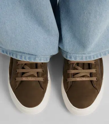 Max Mara Suede platform sneakers | Thumbnail 5 Max Mara Suede platform sneakers | Thumbnail 5