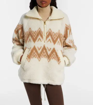 Varley Hendrik jacquard teddy jacket | Thumbnail 2 Varley Hendrik jacquard teddy jacket | Thumbnail 2