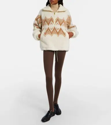 Varley Hendrik jacquard teddy jacket | Thumbnail 4 Varley Hendrik jacquard teddy jacket | Thumbnail 4