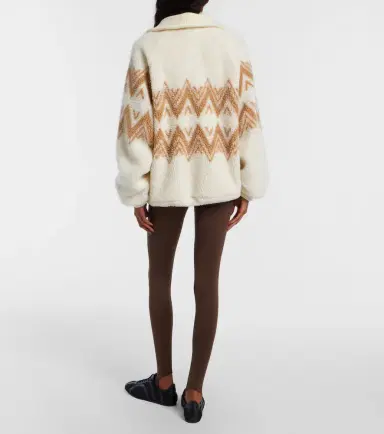 Varley Hendrik jacquard teddy jacket | Thumbnail 6 Varley Hendrik jacquard teddy jacket | Thumbnail 6