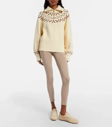 Varley Sigrid ribbed-knit half-zip sweater | Thumbnail 2 Varley Sigrid ribbed-knit half-zip sweater | Thumbnail 2