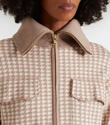 Varley Ablett houndstooth jacquard jacket | Thumbnail 5 Varley Ablett houndstooth jacquard jacket | Thumbnail 5