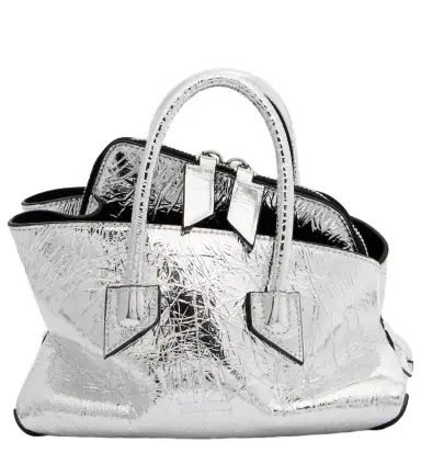 The Attico La Passeggiata Mini leather top-handle bag | Thumbnail 1 The Attico La Passeggiata Mini leather top-handle bag | Thumbnail 1