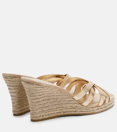 Veronica Beard Metallic leather espadrille wedges | Thumbnail 2 Veronica Beard Metallic leather espadrille wedges | Thumbnail 2