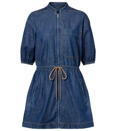 Veronica Beard Akerman denim minidress | Thumbnail 1 Veronica Beard Akerman denim minidress | Thumbnail 1