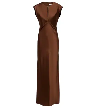 Veronica Beard Nelzy silk-blend satin maxi dress | Thumbnail 1 Veronica Beard Nelzy silk-blend satin maxi dress | Thumbnail 1