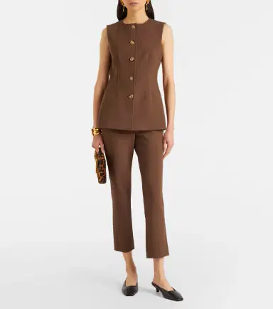 Veronica Beard Stila cropped slim pants | Thumbnail 2 Veronica Beard Stila cropped slim pants | Thumbnail 2